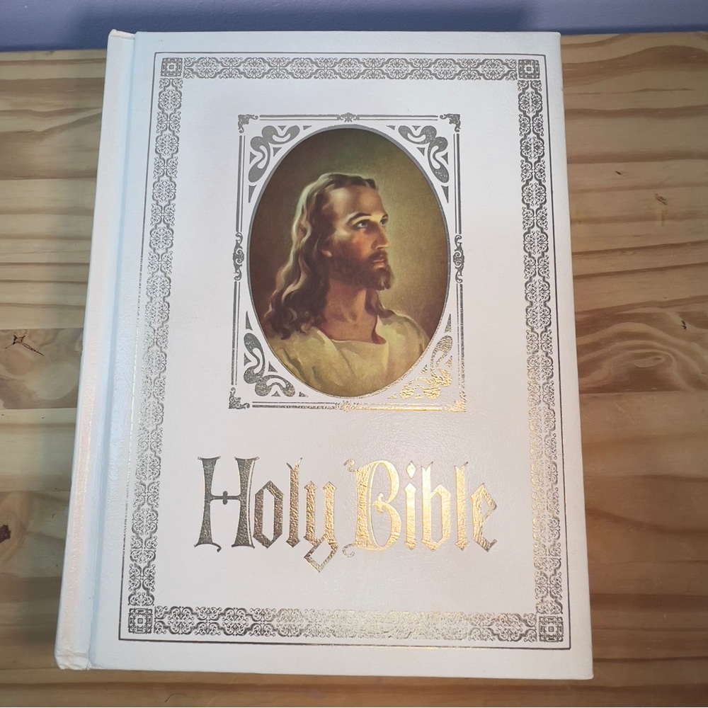 Vintage 1971 Holy Bible King James Version Red Letter Edition